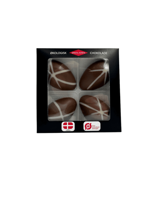 4 stk. Fyldte æg med Mandelnougat og Lemon